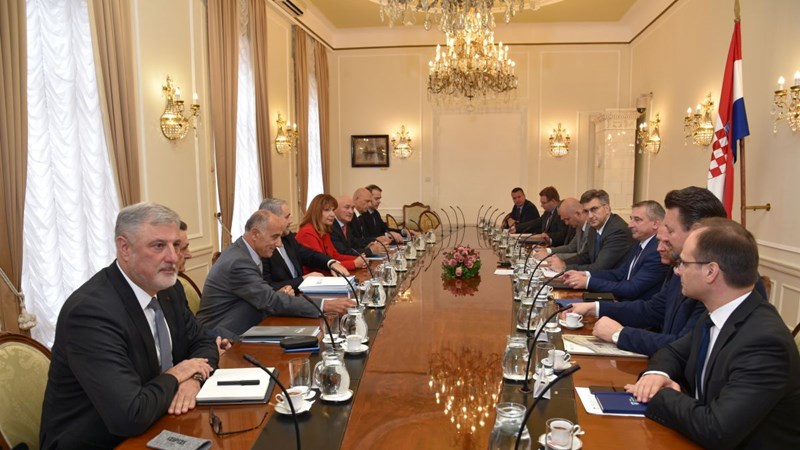 Predsjednik Vlade s predstavnicima Hrvatske udruge poslodavaca